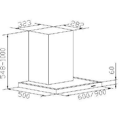  CMB655X-Hotte murale evacuation / recyclage-5712