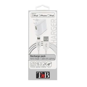 TNB Pack chargeur secteur lightning 2.1 A - Banc