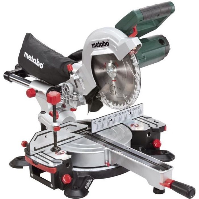 METABO Scie à onglets radiale KGS 216 M - 1500 W - 216 mm