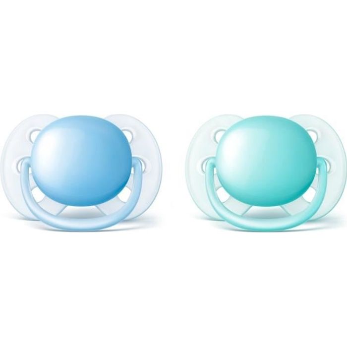 PHILIPS AVENT Sucette Ultra Douce 0-6 mois Garçon