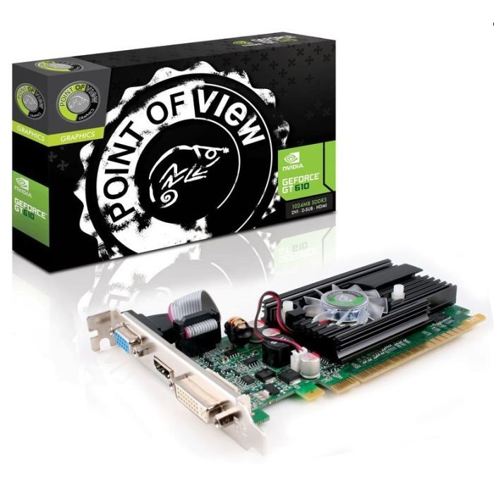 610 1GB. Processeur graphique GeForce GT 610, Résolution maximale