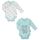 Lot de 2 bodies manches longues bébé garçon Lapino