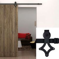 PORTE COULISSANTE 6FT Porte Coulissante Rail Acier Inoxydable Piste PORTE COULISSANTE 6FT Porte Coulissante Rail Acier Inoxydable Piste