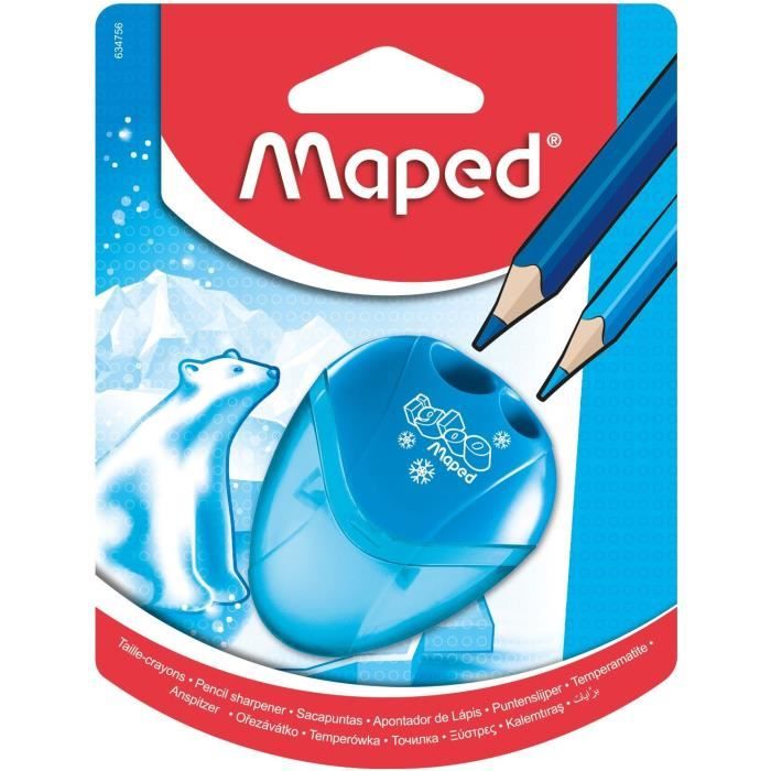 MAPED Taille crayons avec Reserve I Gloo 2 usages