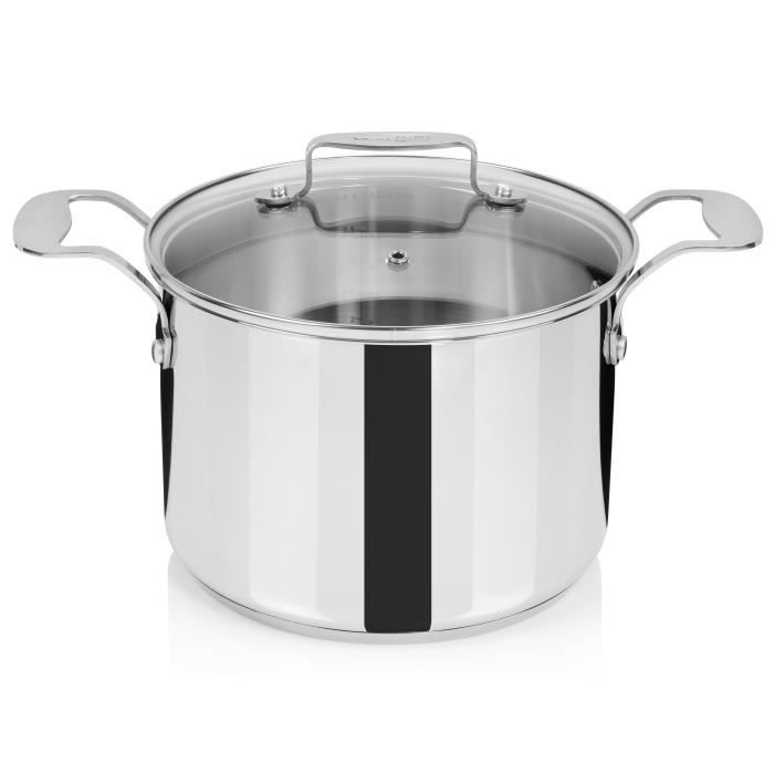 TEFAL JAMIE OLIVER Faitout YY3777FA 24cm Tous feux dont induction Inox