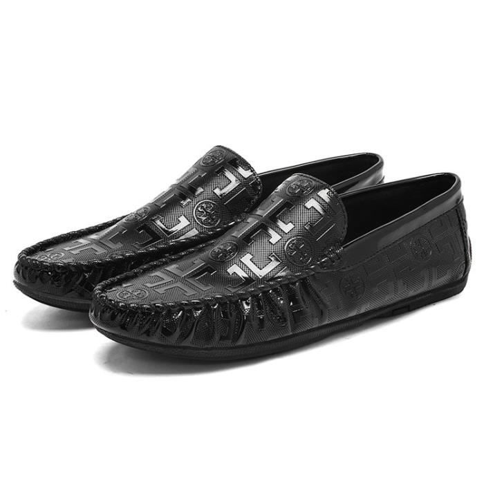 blanc Conduisant De Chaussure noir Pied Couverture Chaussures Hommes Rouge Des Les qInwW5RazR