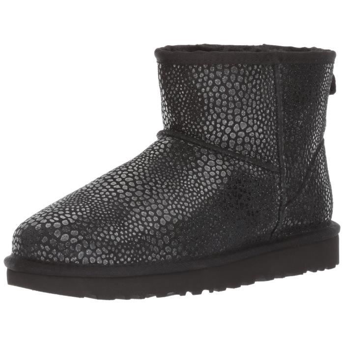 ugg noir en cuir ugg noir en cuir