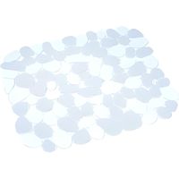 TAPIS D'ÉVIER Tapis d'évier Rectangulaire Stone Transparent TAPIS D'ÉVIER Tapis d'évier Rectangulaire Stone Transparent