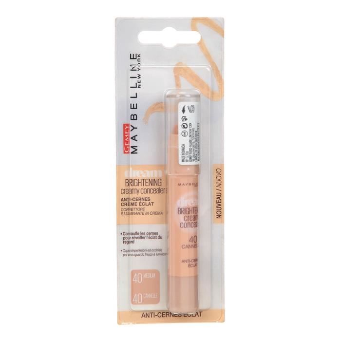 GEMEY MAYBELLINE Dream Brightening Booster Enlumineur Creme Eclat Canelle