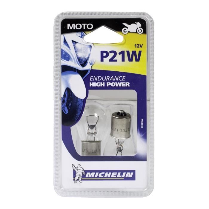 MICHELIN 2 Poirettes P21W Moto - 12V