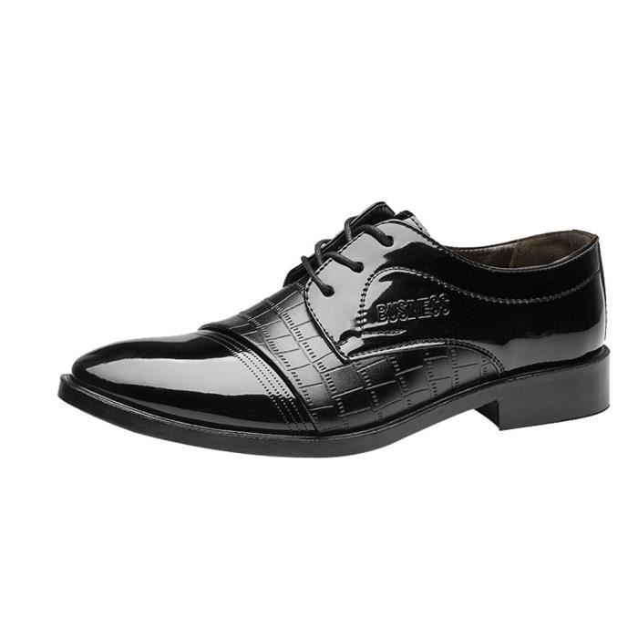 Classique Crocodile Chaussures Moderne Cuir Hommes Doublé Pilerty®1930 Lacées Busness En BqFTWvd