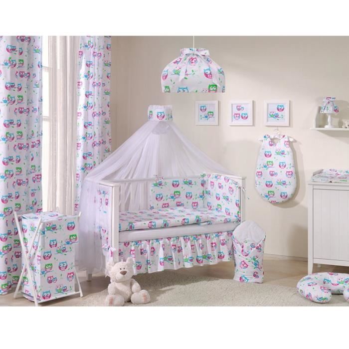 Rideaux pour chambre d\'enfant Hiboux 1 Blanc - Achat / Vente rideau ... Rideaux pour chambre d\'enfant Hiboux 1 Blanc - Achat / Vente rideau ...
