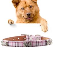 COLLIER Collier Chien & Chat rose Cuir d'unité centrale av COLLIER Collier Chien & Chat rose Cuir d'unité centrale av
