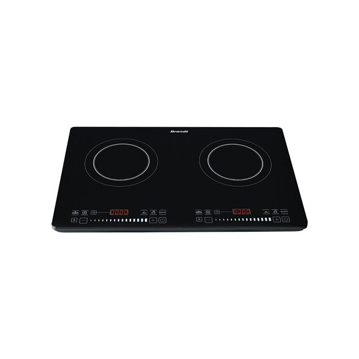 BRANDT Table induction 2 foyers Slim - 3400W