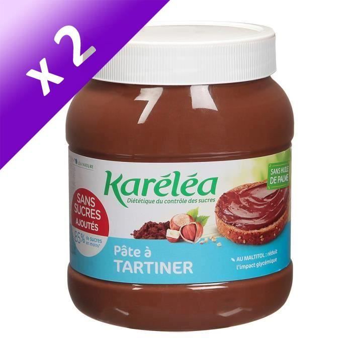 LEA NATURE Karéléa Pâte à Tartiner Noisette Cacao - 750 g (Lot de 2)