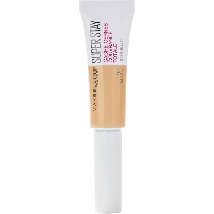 Produit shopeco.fr : MAYBELLINE NEW YORK Anti-cernes Superstay 24h - Haute couvrance - 20 Sable
