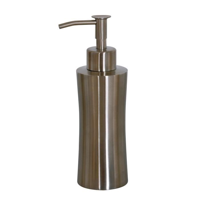 NEW YORK Distributeur de savon - 18x6,5x6,5 cm - Chromé