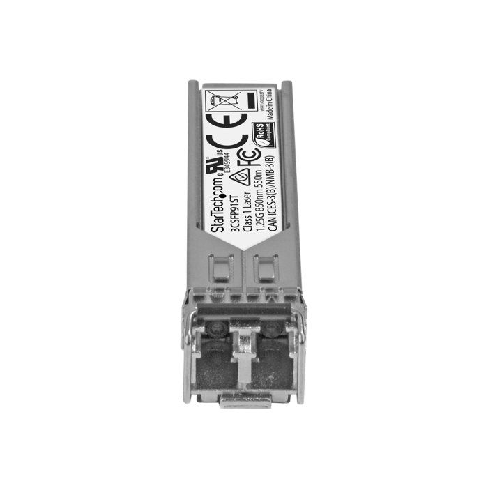 STARTECH.COM Module de transceiver SFP 1000Base-SX à fibre optique Gigabit - Compatible HP 3CSFP91 - Multimode LC - 550 m