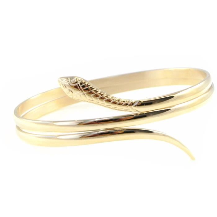 Bracelet plaqué or "Serpent Tentation" Achat / Vente bracelet