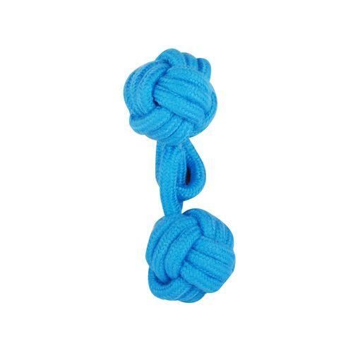 Jouet Pour Chien Corde 2 Nœuds 15 Cm Bleu