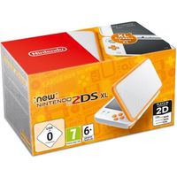 CONSOLE NEW 2DS XL New Nintendo 2DS XL Blanche et Orange CONSOLE NEW 2DS XL New Nintendo 2DS XL Blanche et Orange