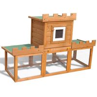 CAGE P184 Grande Cage Clapier Exterieur pour Lapins en CAGE P184 Grande Cage Clapier Exterieur pour Lapins en