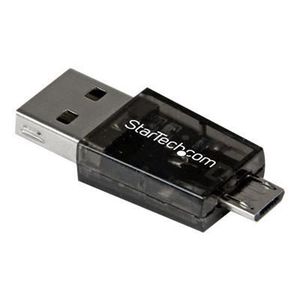 STARTECH Lecteur de cartes Micro SD - Adaptateur Micro SD vers Micro USB / USB pour appareils OTG Android - Clé USB Micro SD