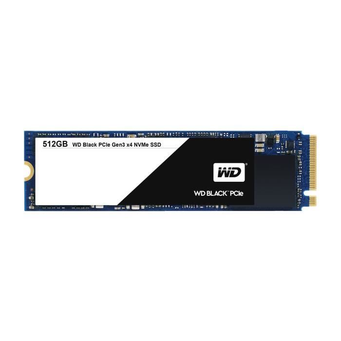 WESTERN DIGITAL BLACK SSD WDS512G1X0C - 512 Go - Noir
