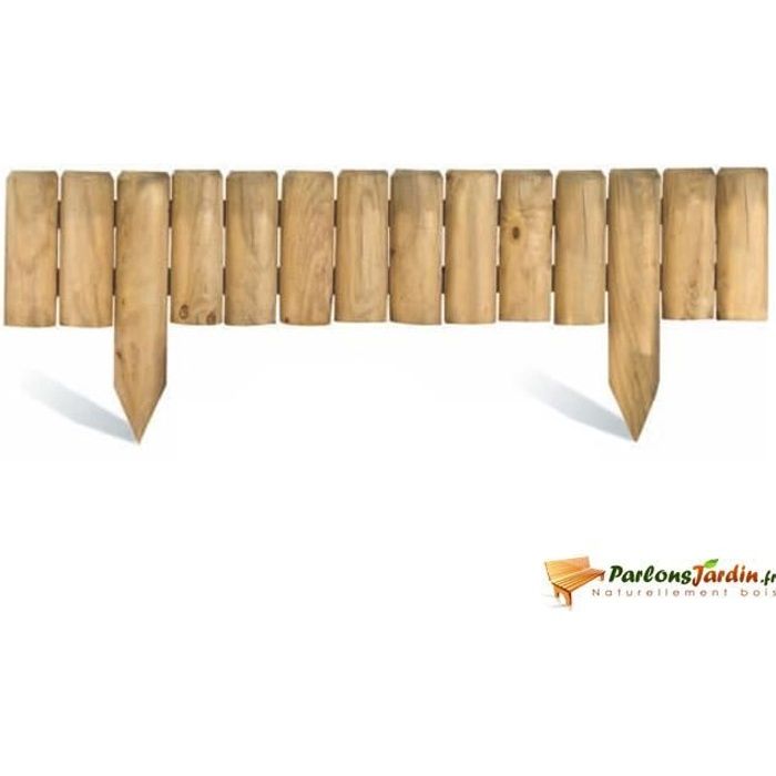 Bordure de jardin en bois - Achat / Vente Bordure de ...