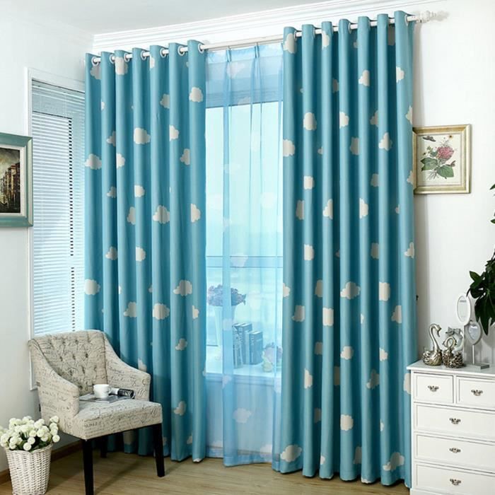 Rideaux fenêtre nuage romantique modèle Voile porte rideaux fenêtre ... Rideaux fenêtre nuage romantique modèle Voile porte rideaux fenêtre ...