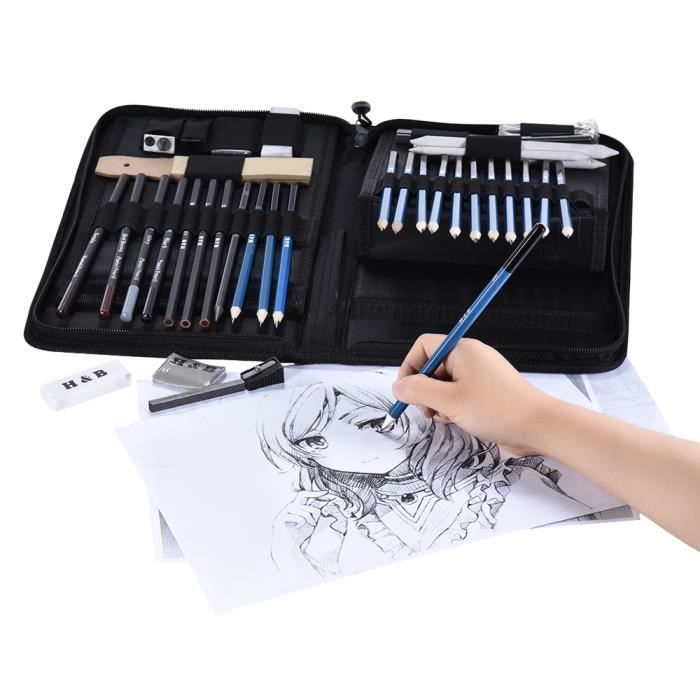 Professionnel Kit  d Esquisse Kit  de Dessin  40pcs outil 