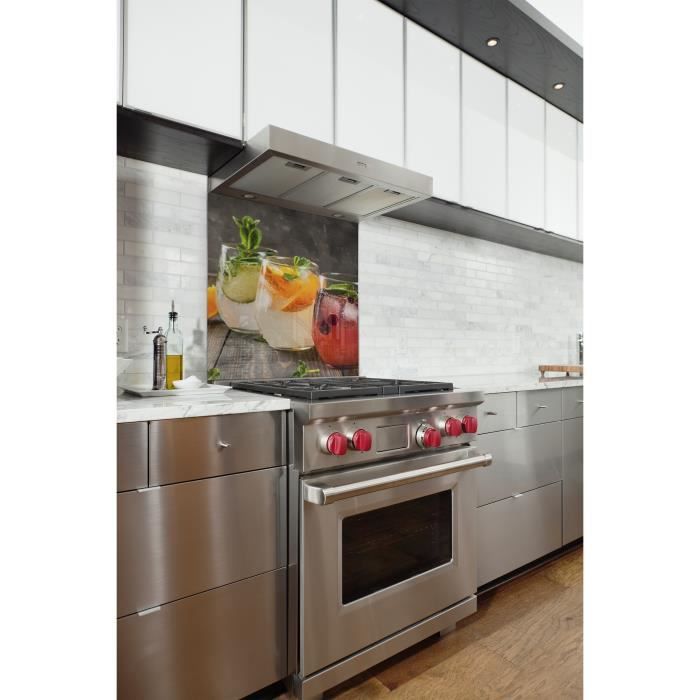 Fond de hotte "Trio cocktails" en Verre1