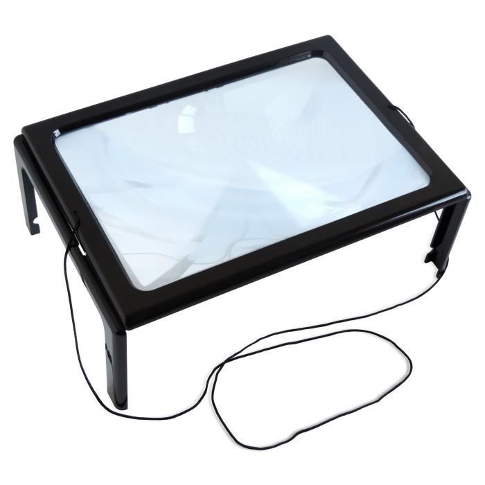 Loupe à poser LED HESTEC - Grand format