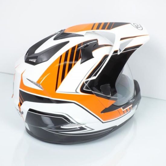 Casque Intégral Adulte Torx Darryl Orange Taille Xl Neuf Quad Moto
