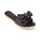 Mules noires avec noeud-40