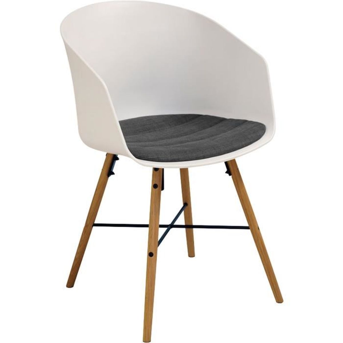 Moonlight Chaise Style Scandinave Blanche Achat Vente Chaise