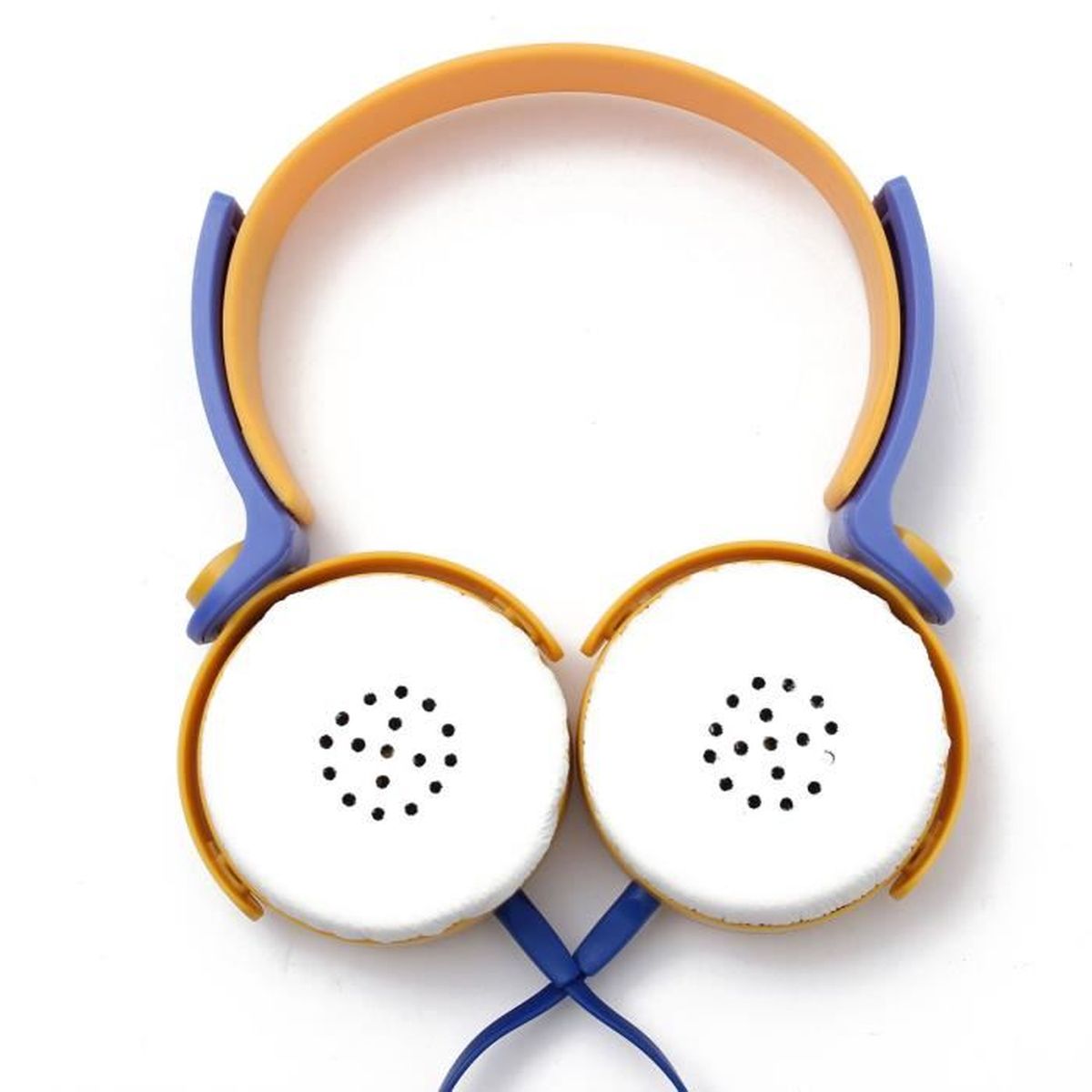 Neufu Casque Ecouteur 35mm Audio Filaire Stereo Musique Avec Micro