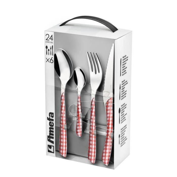 AMEFA Valisette de 24 couverts Eclat