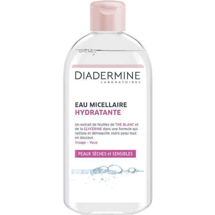 DIADERMINE Eau Micellaire - Hydratante - 400 ml