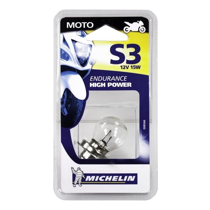 MICHELIN 1 Ampoule S3 Moto - 15W - 12V