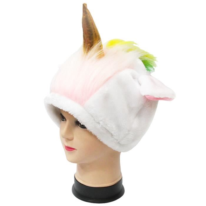 CHAPEAU , PERRUQUE Chapeau de licorne Cosplay Halloween Jouets Cheva