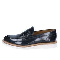 MOCASSIN Mocassin Homme BASE LONDON Cuir Bleu MOCASSIN Mocassin Homme BASE LONDON Cuir Bleu