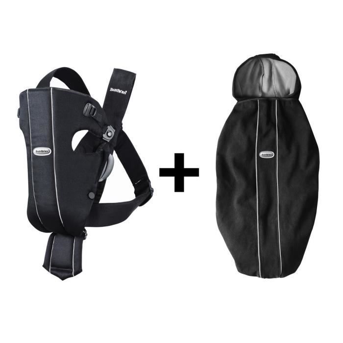 BABYBJÖRN Porte-bébé Original et cape - Noir
