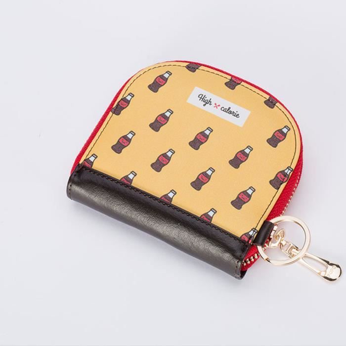 Beau Jaune An Portefeuille Nourriture À Nouvelles 2291 Sac Femmes Main Petit De Les Style Zip qqAXH1