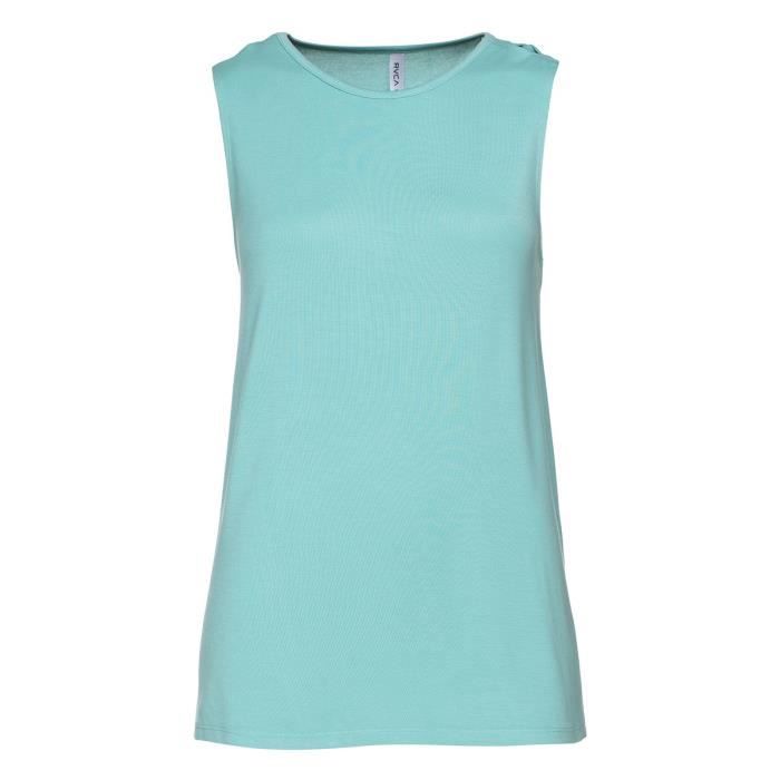 RVCA Top Large Unseen U3TPRE Aquatic - Femme - Bleu