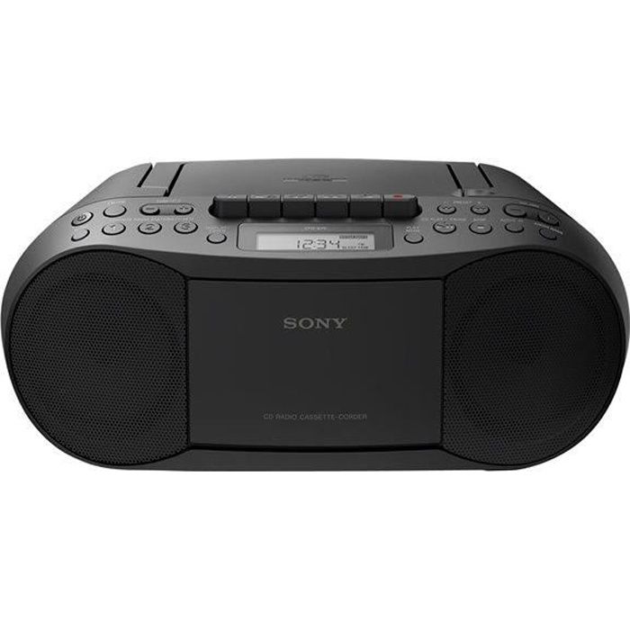 Sony CFD-S70B Lecteur CD/MP3, Radio - Noir