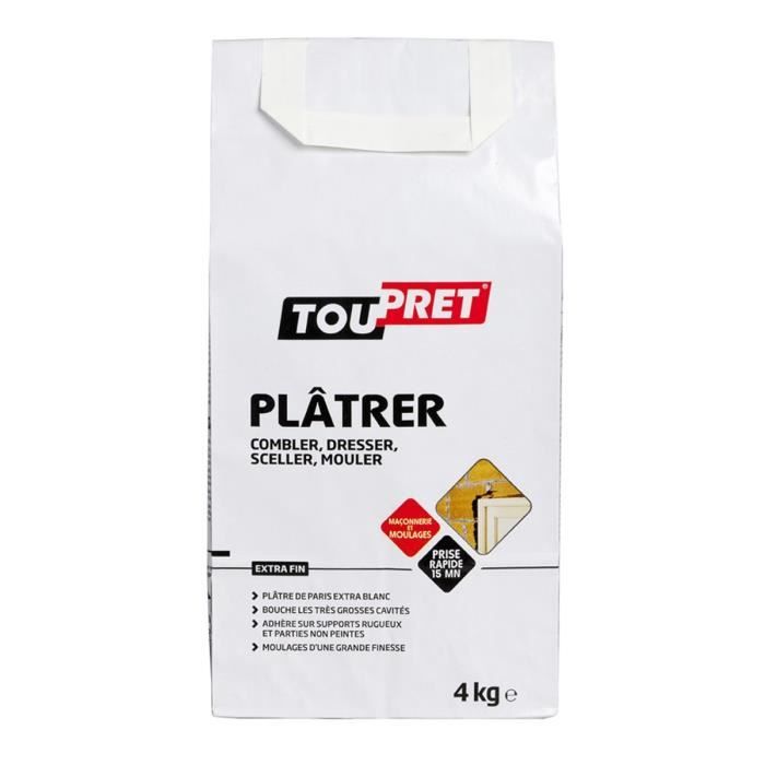 TOUPRET Plâtre 4 kg