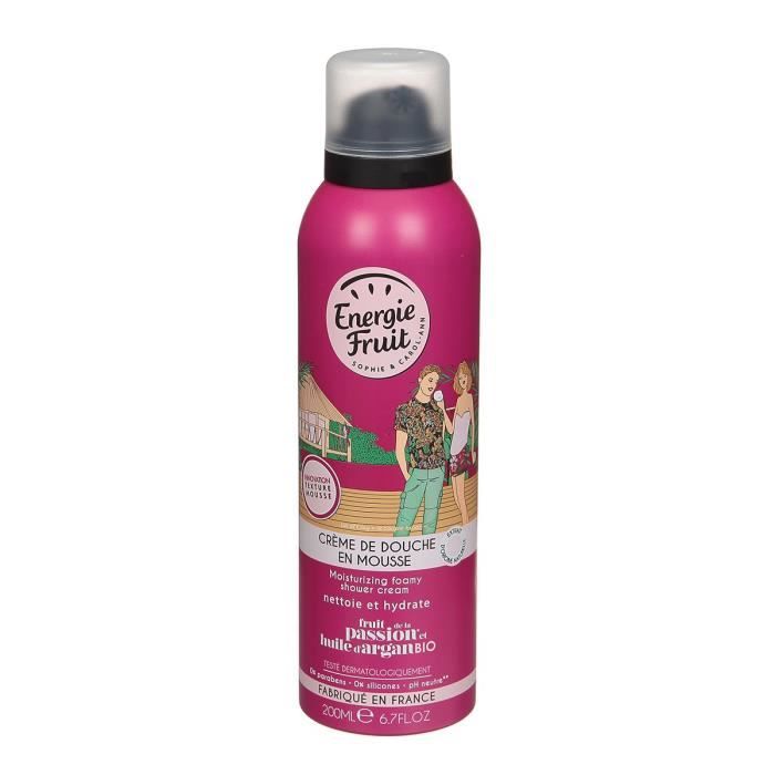 ENERGIE FRUIT Crème de douche en mousse FRUIT de la Passion et Huile d'Argan - 200 ml