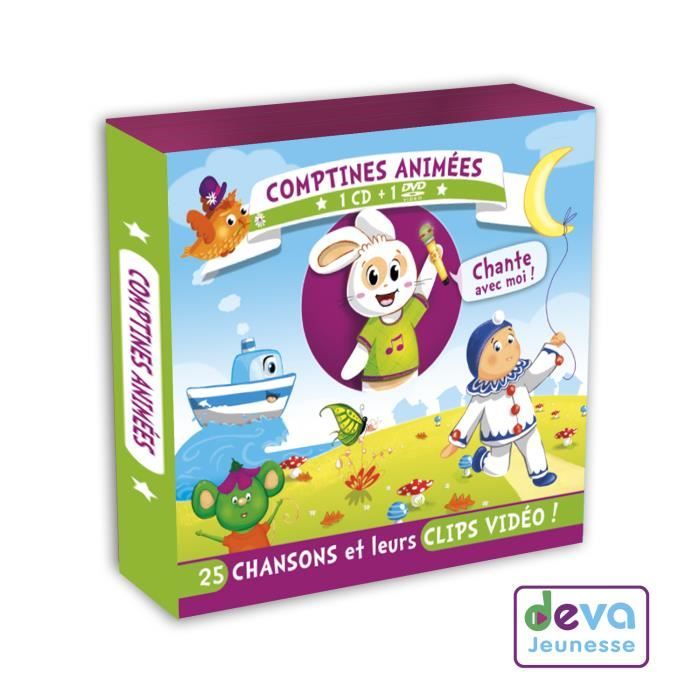 Comptines Animées Coffret Cddvd - 