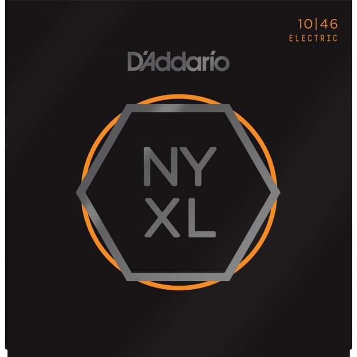 D'Addario - Jeu de cordes NYXL1046 - 10-46 Light